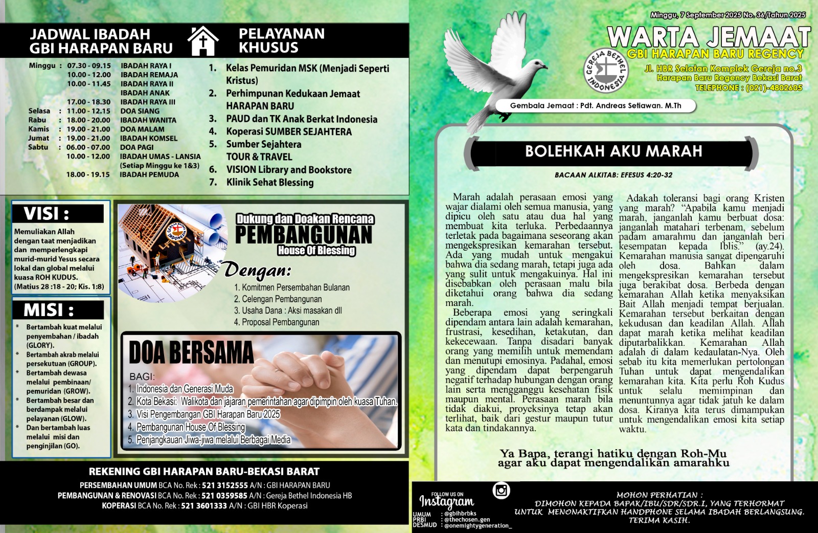 Warta Jemaat GBI Harapan Baru